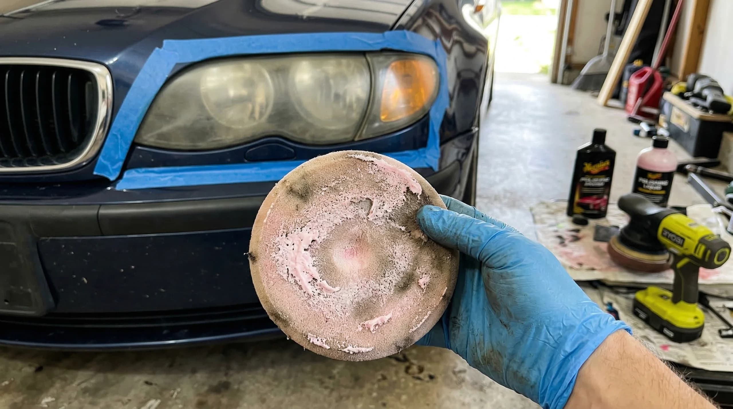 Restoration of worn-out car headlights