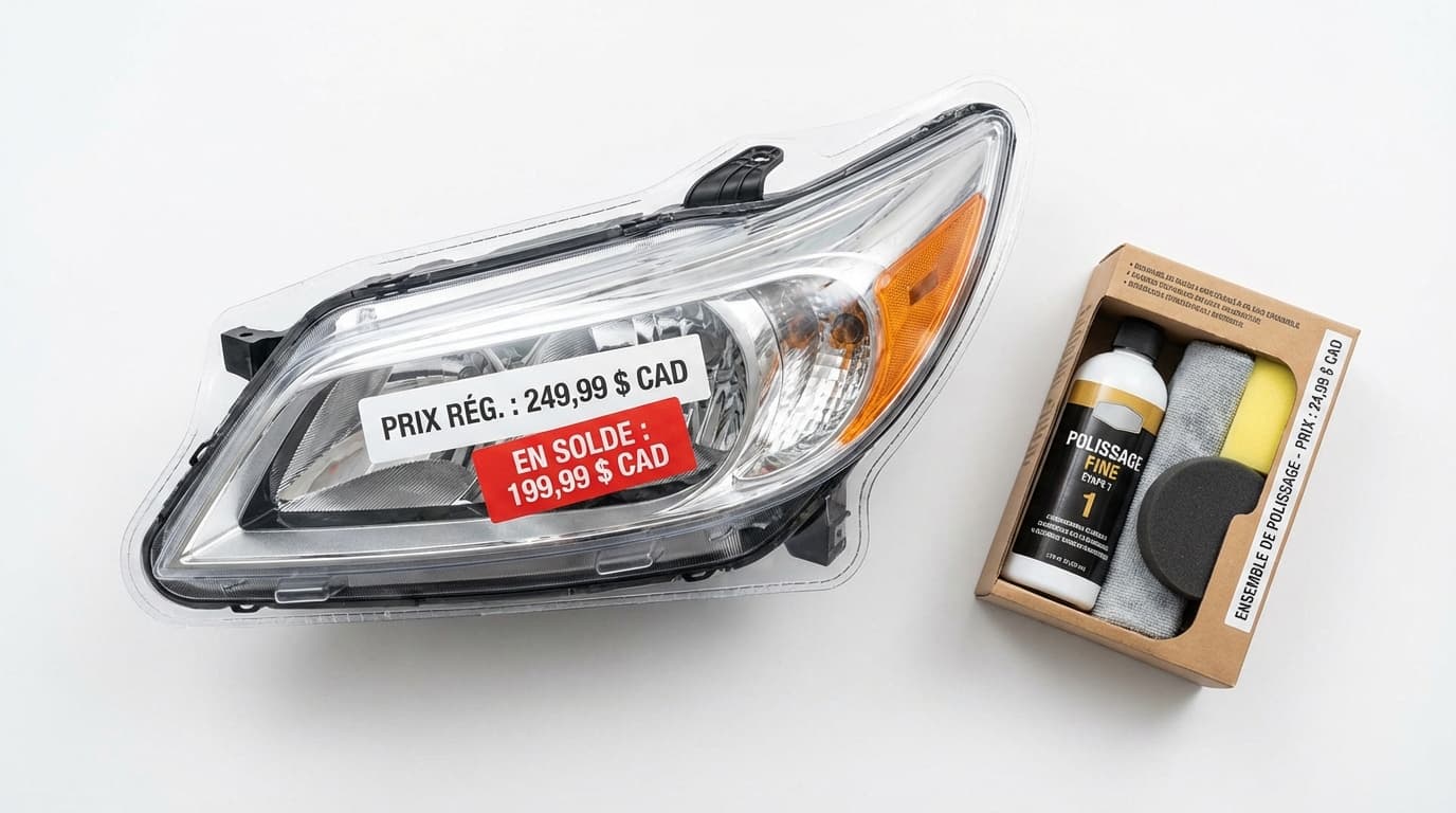 Automotive product on sale with polishing kit